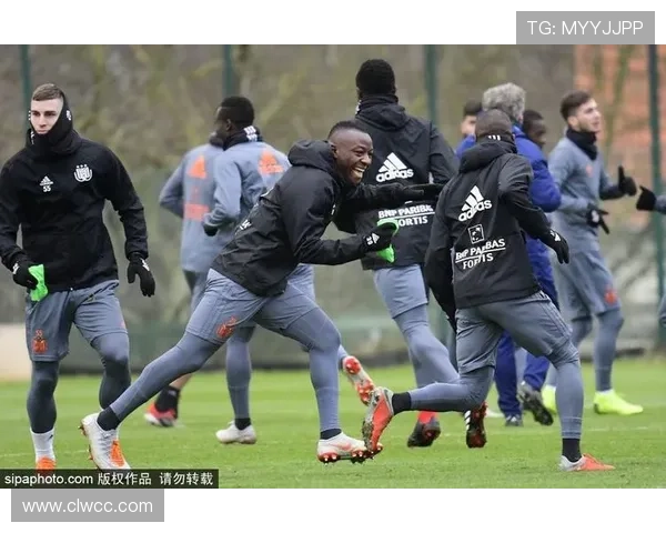 安德莱赫特球迷与裁判共同铲雪保赛进行